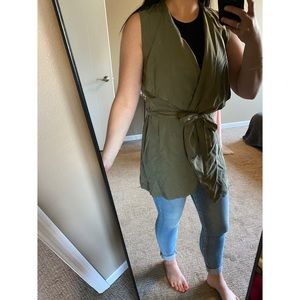 Olive Green Tunic Vest